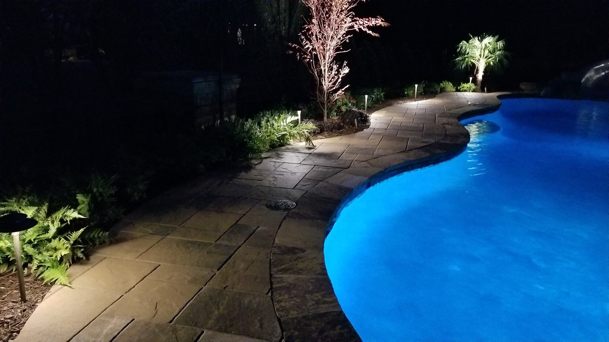 Two Tier Brass Pagoda Low Voltage Path Light