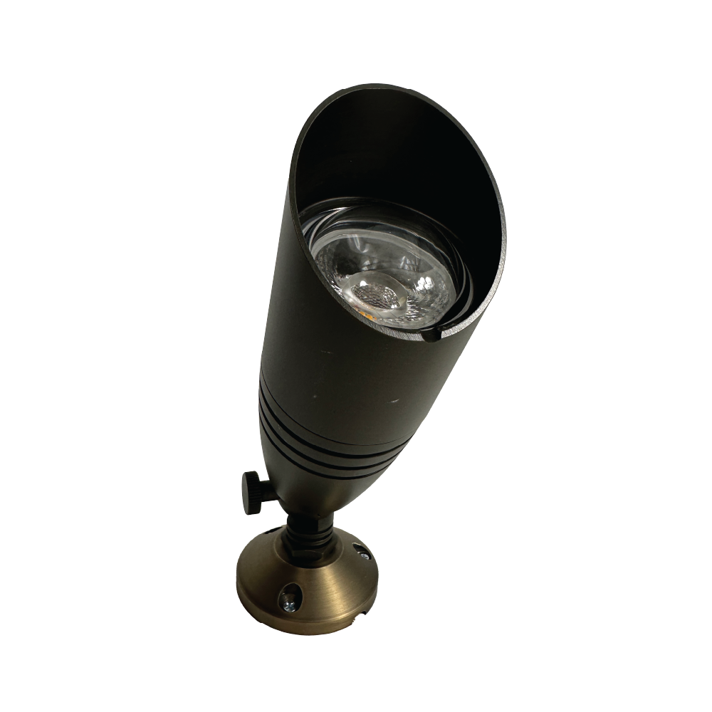 Antique Brass 2-12W adjustable Integrated 12v Spot Light