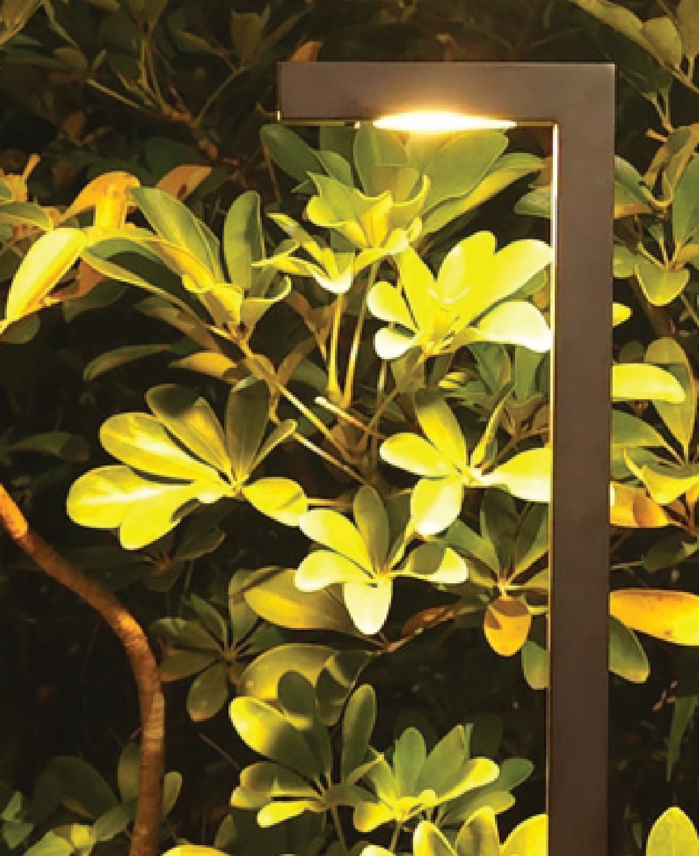 Antique Brass L-Shaped Modern 4W LED Pathlight