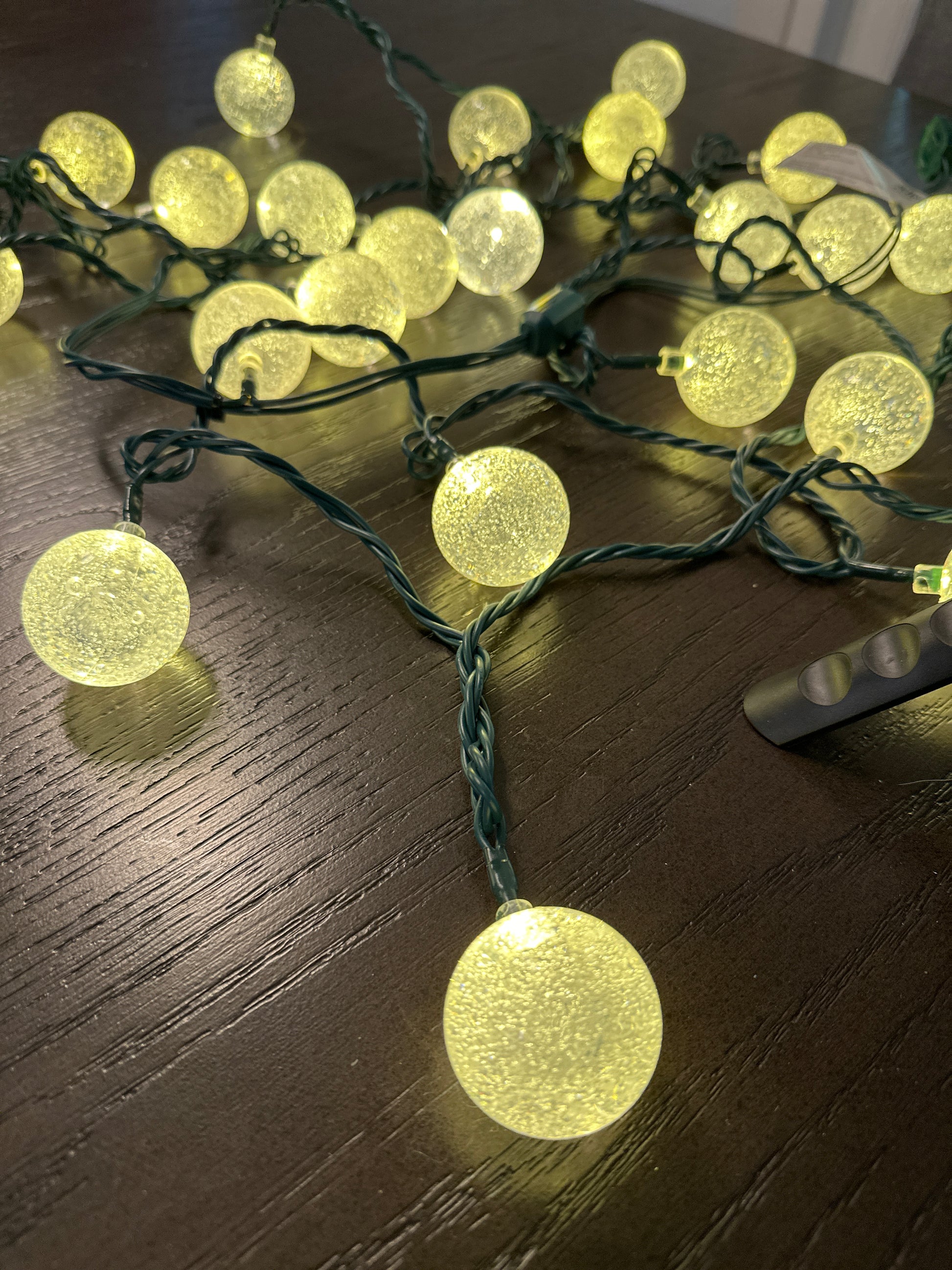 LED Bubble Ball String Lights