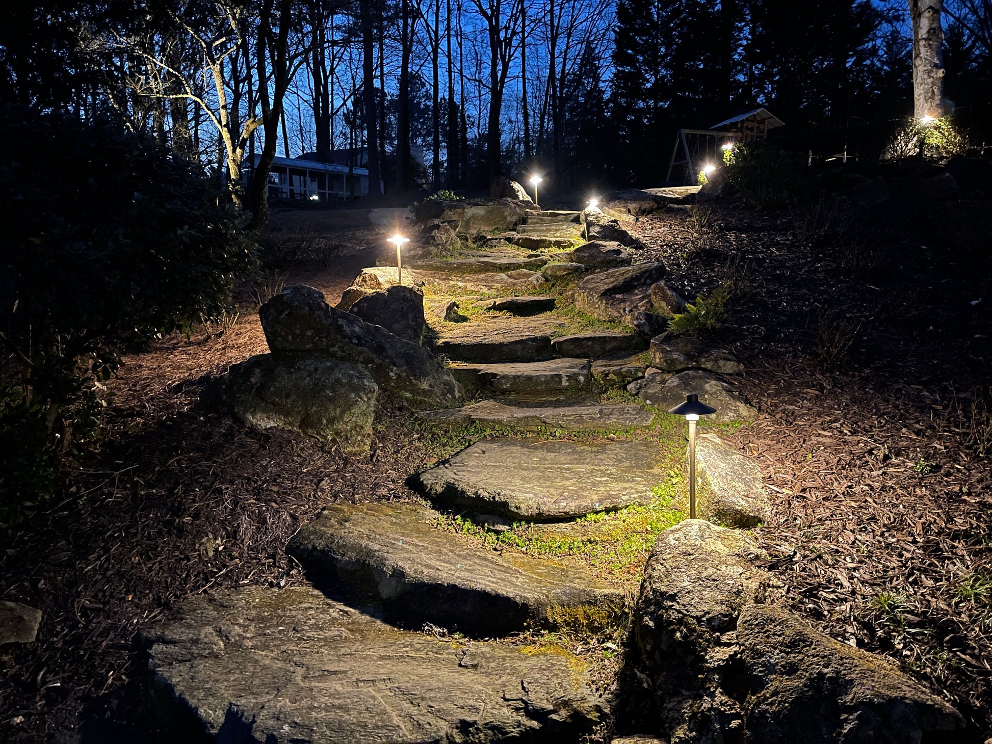 Centennial Brass Path Light