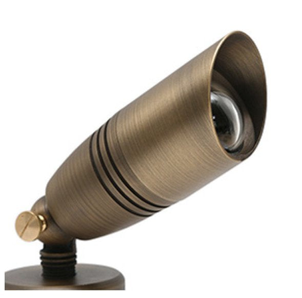 Antique Brass 12V Landscape Spotlight