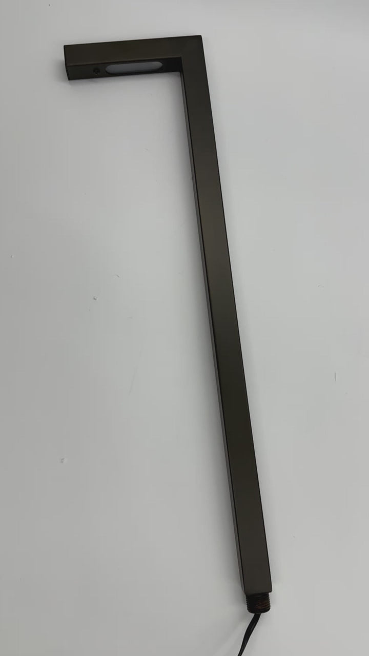 Antique Brass L-Shaped Modern 4W LED Pathlight