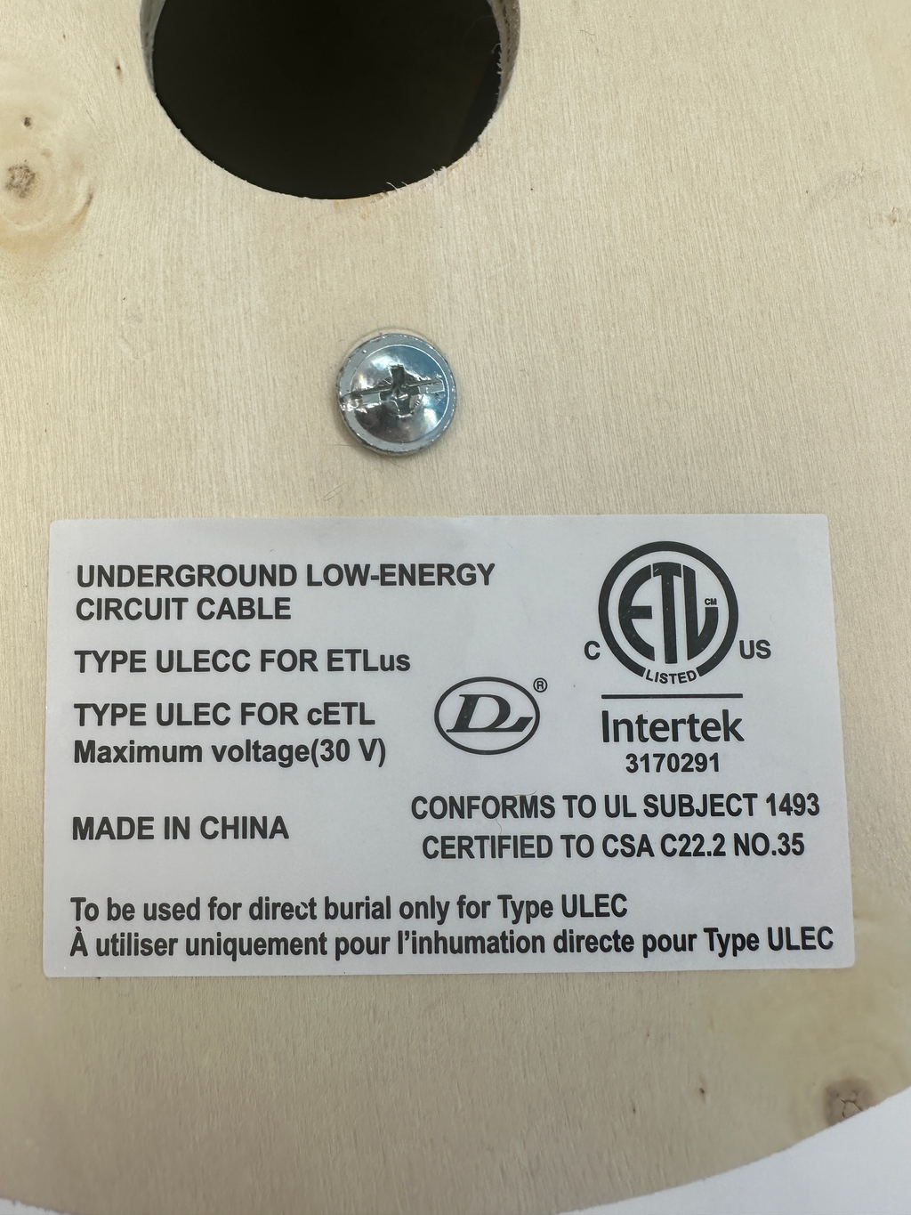 12/2 Low Voltage Landscape Wire 500 Feet